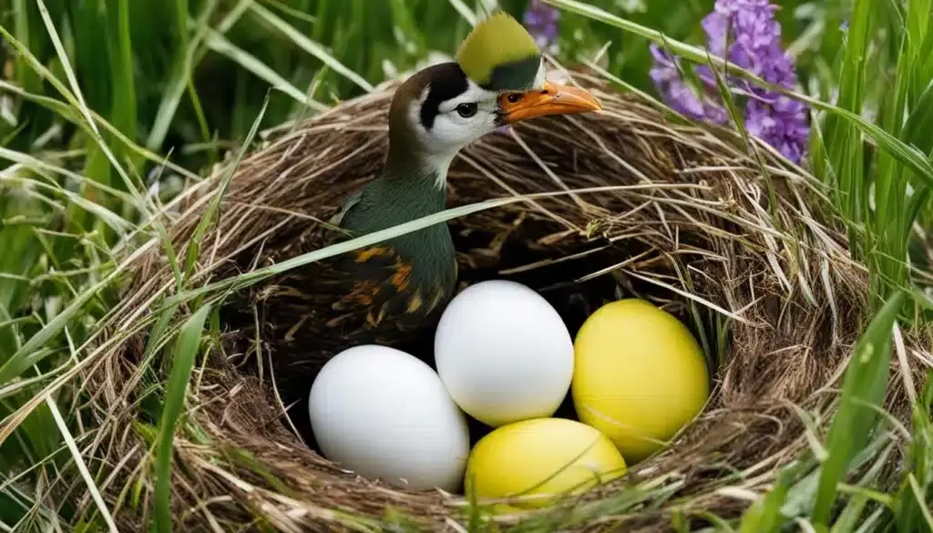 Brachvogelküken im Nest