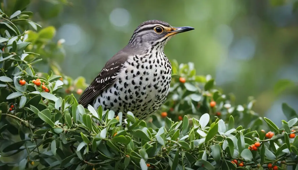 Brutzeit der Misteldrossel