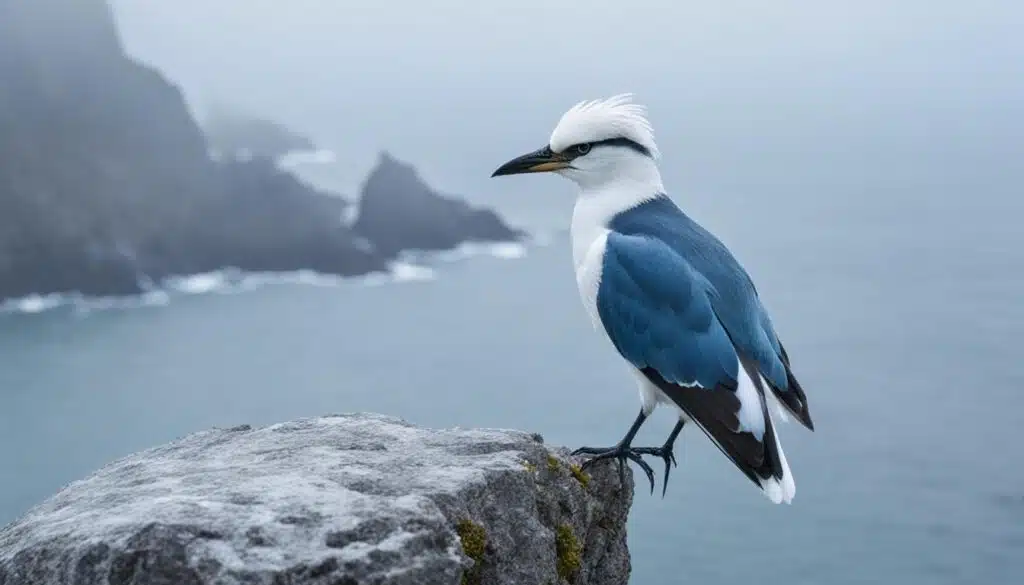 Eissturmvogel im Küstenlebensraum