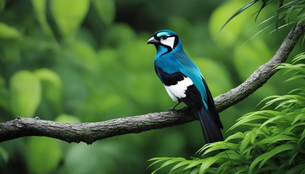 Elster in einem Garten Elster in einem Garten