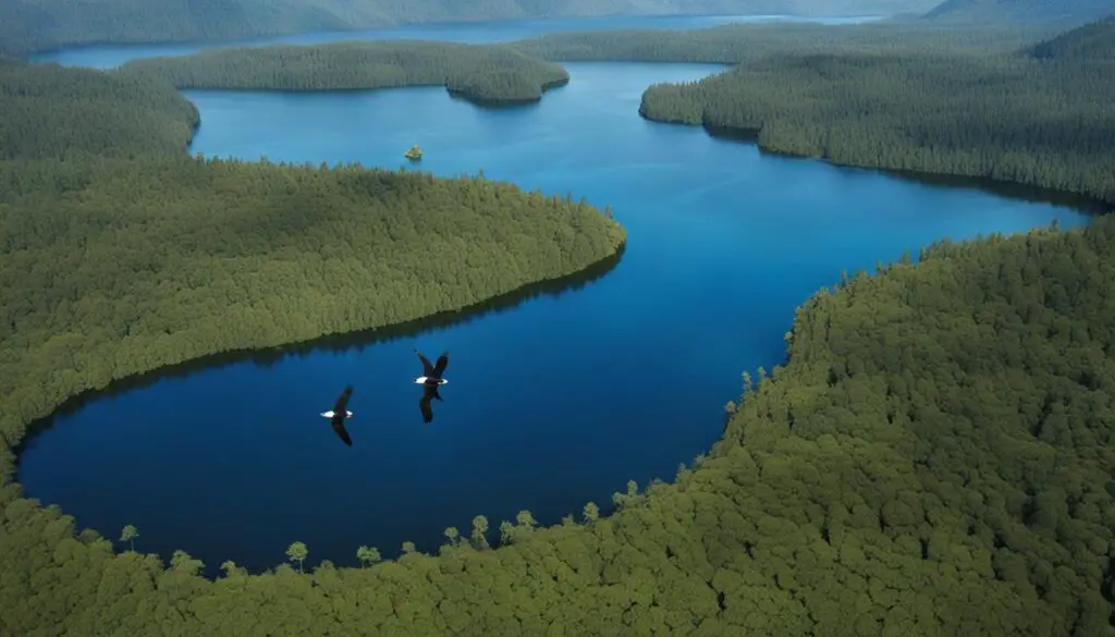 Lebensraum des Fischadlers Lebensraum des Fischadlers