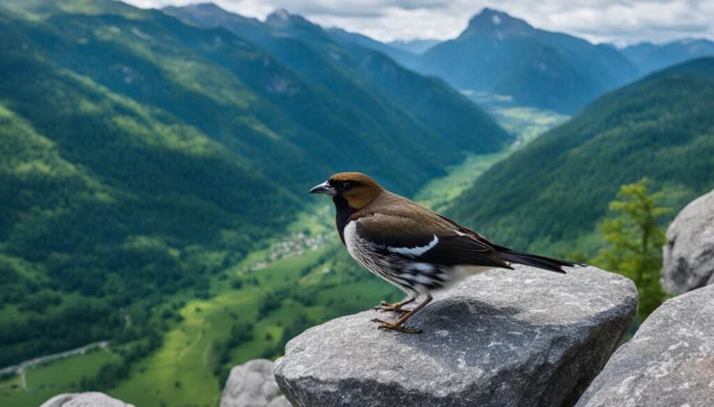 Mauerläufer im Ökosystem Mauerläufer im Ökosystem