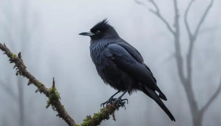 Vogelporträt: Nebelkrähe