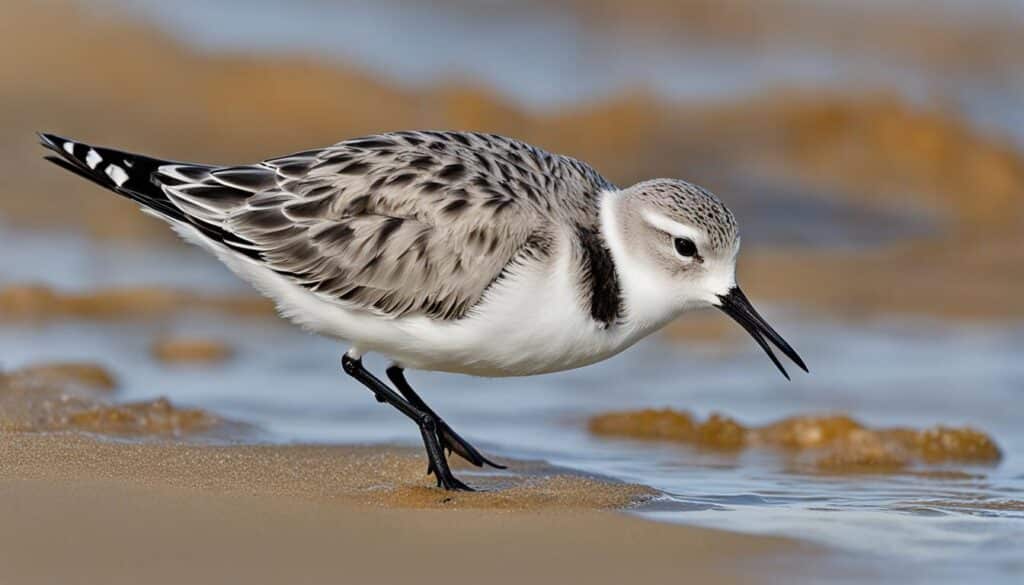 Sanderling Merkmale