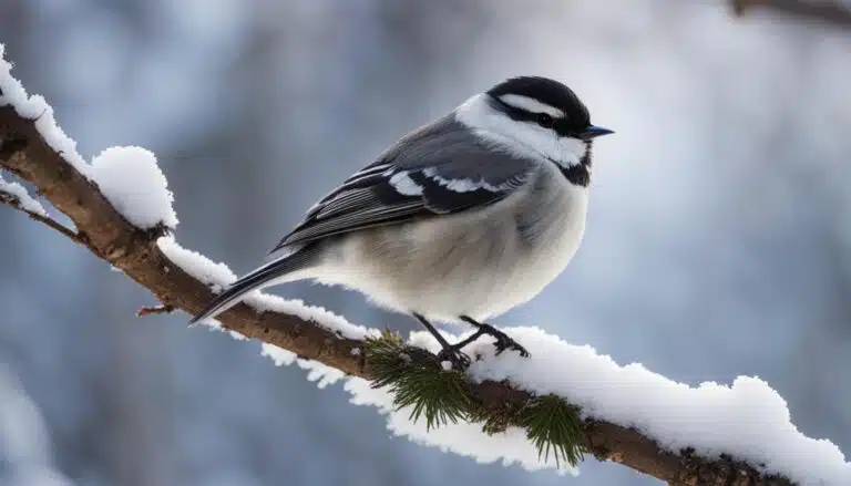 Vogelporträt: Schneeammer