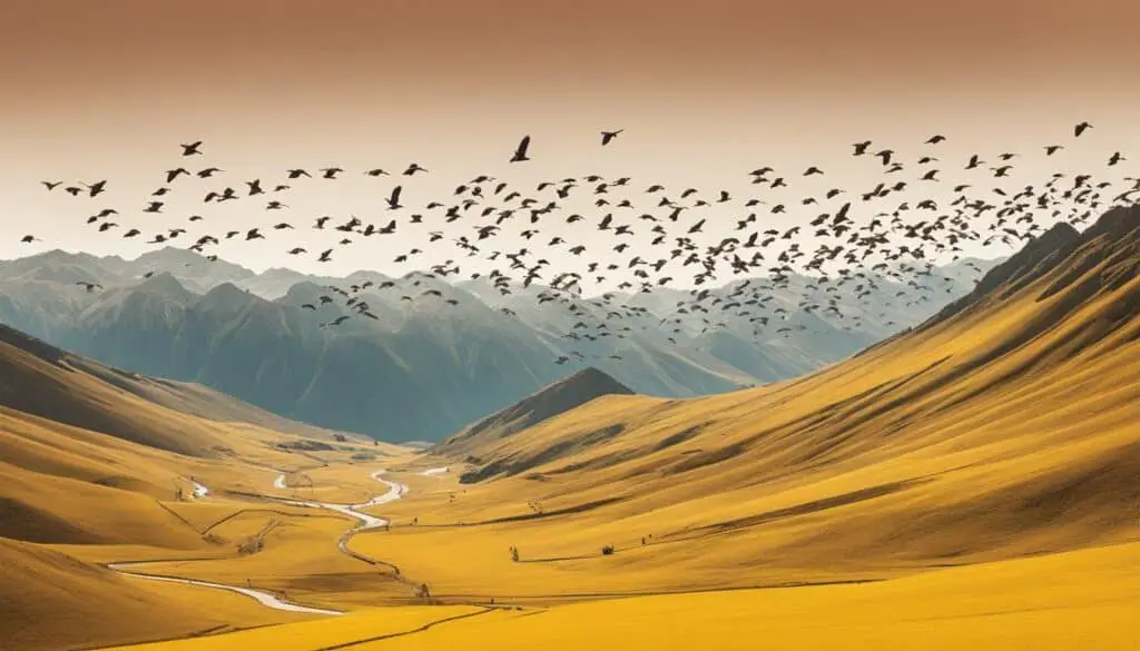 Zugverhalten des Bergpiepers