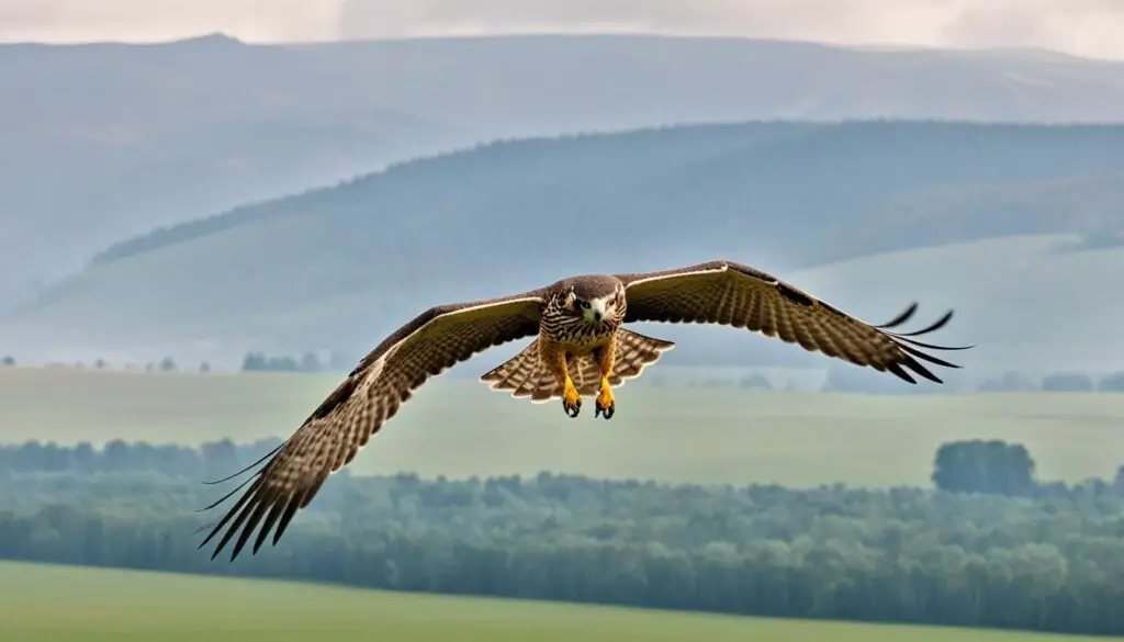 Zugverhalten des Rotfußfalken