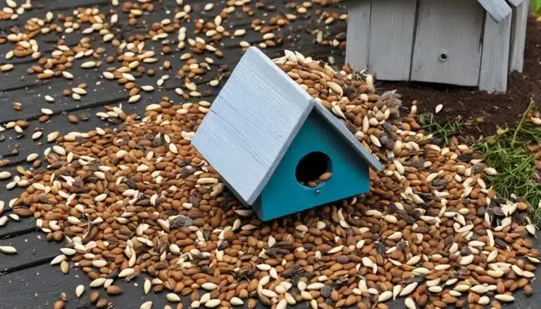 Warum werfen Vögel Futter aus dem Futterhaus?
