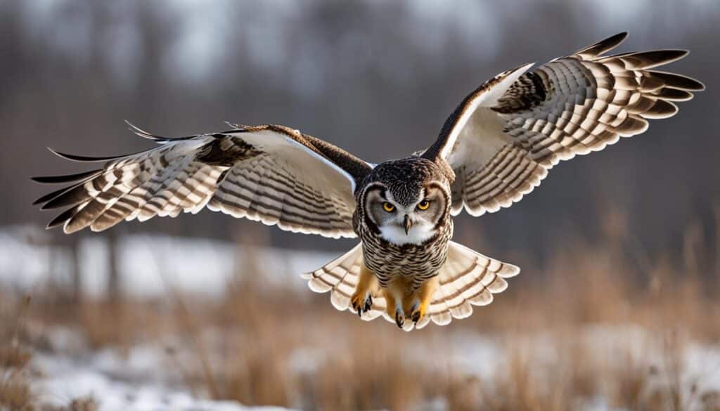 Waldohreule Jagdtechniken