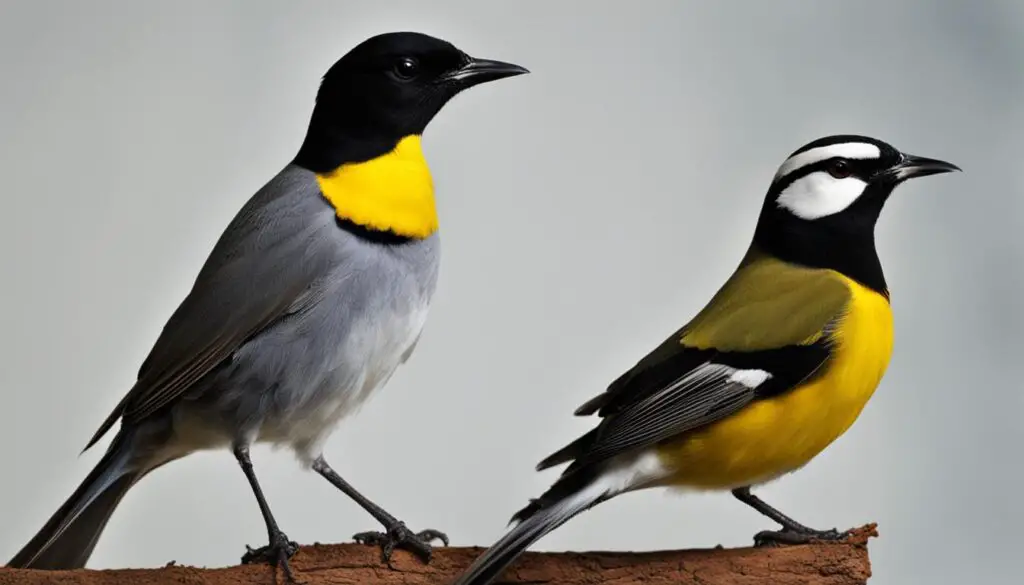 Weidenmeise und Sumpfmeise