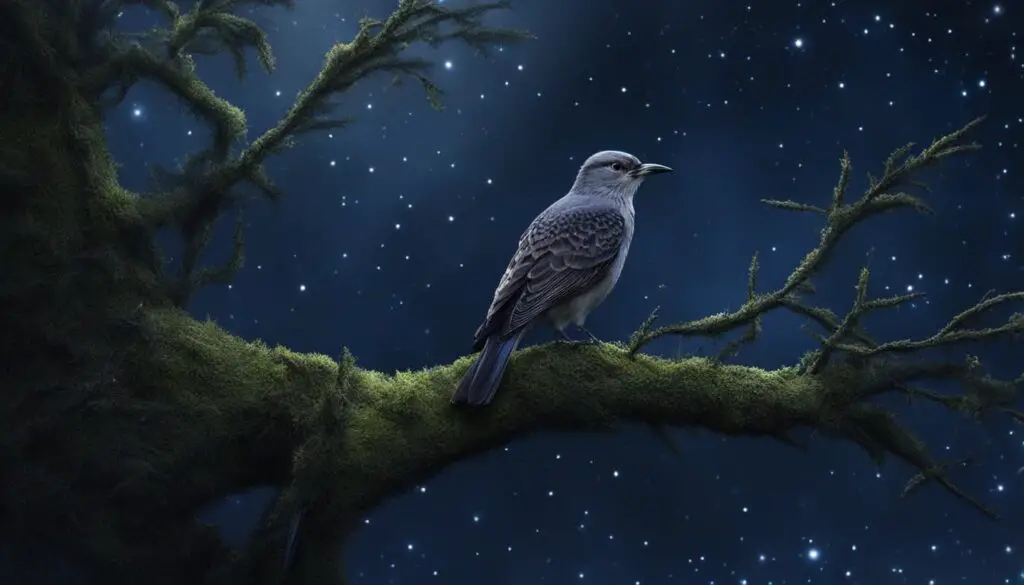 Ziegenmelker in seiner natürlichen Umgebung