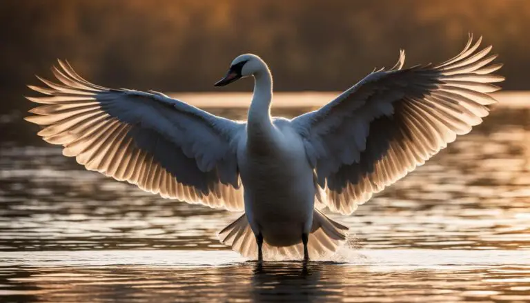 Vogelporträt: Zwergschwan