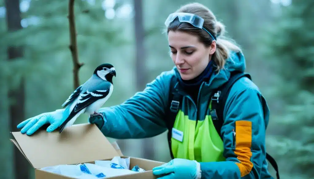 Erste Hilfe Maßnahmen für verletzte Vögel