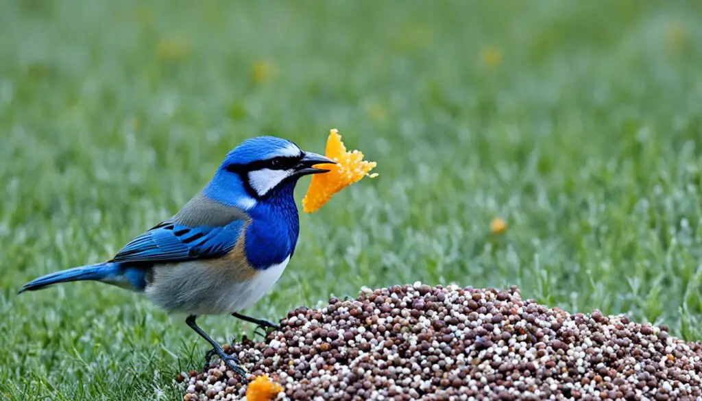 Nahrungsspeicherung bei Vögeln