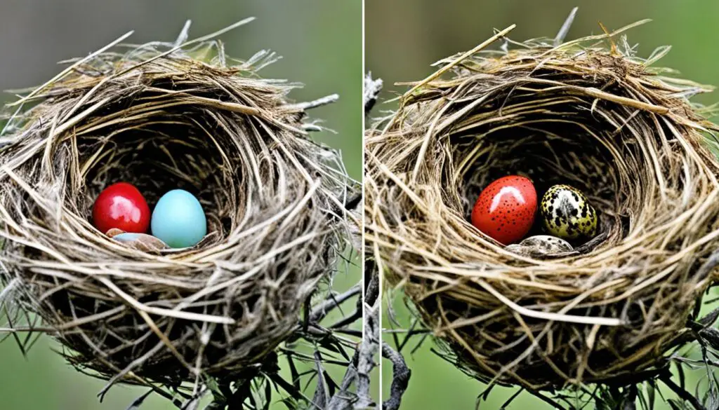 Vögel im Nest