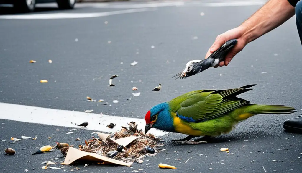 Vogel angefahren Erste Hilfe