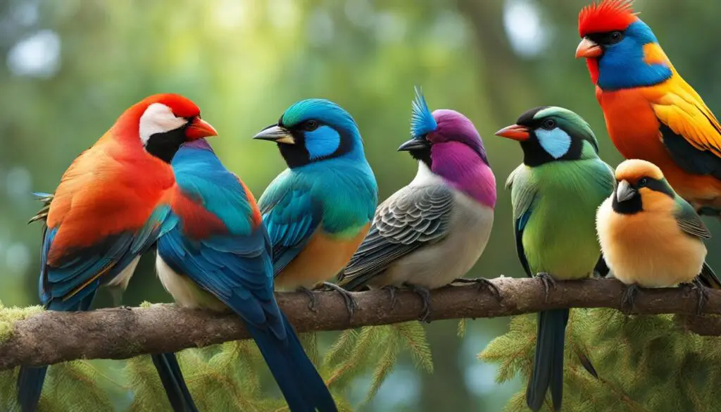 Vogel mit Haube auf dem Kopf