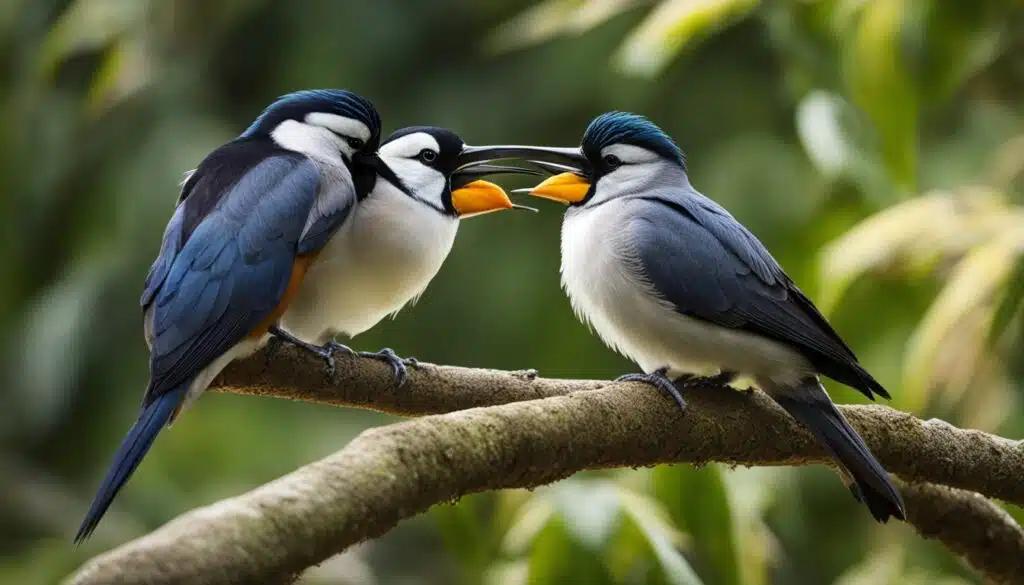 Vogelarten mit lebenslanger Bindung