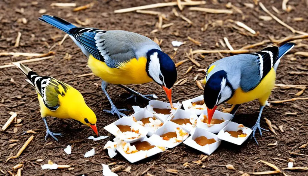 Vorsicht beim Vogelfüttern Vorsicht beim Vogelfüttern