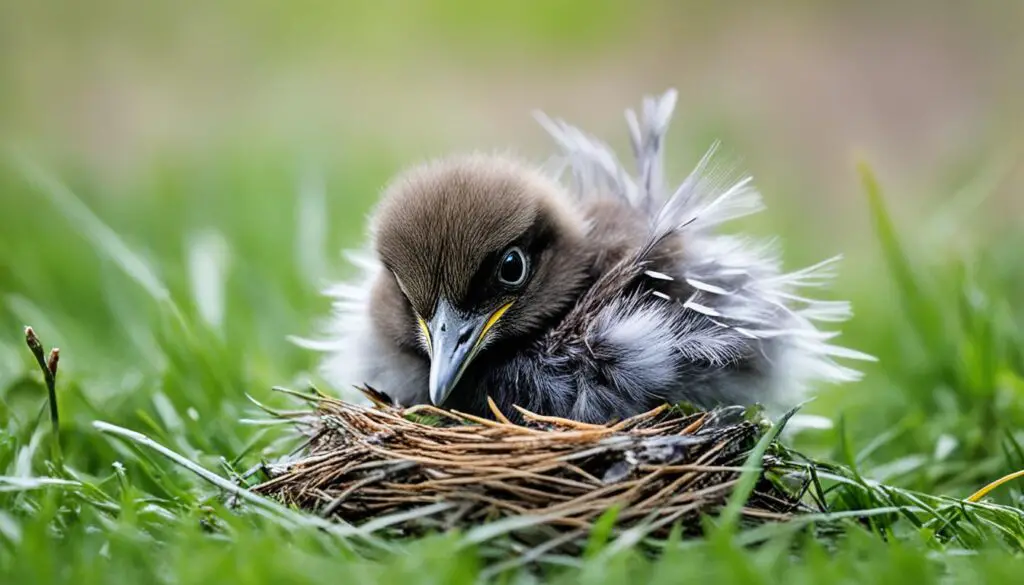 babyvogel in sicherheit bringen