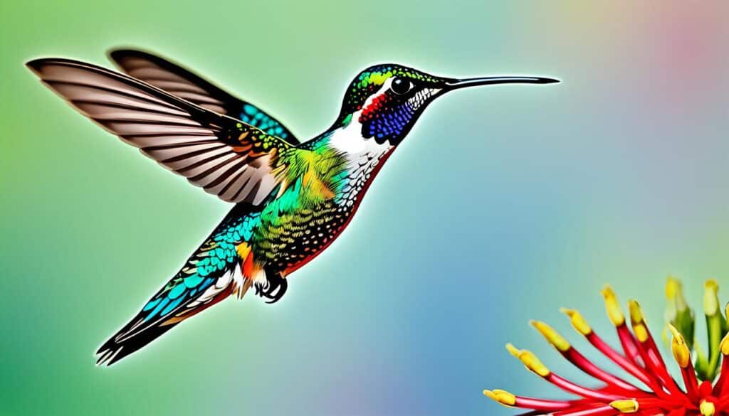 gefieder der kolibris