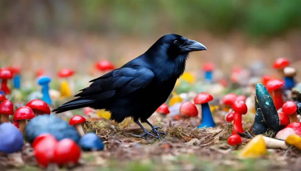 giftige Nahrungsmittel für Raben