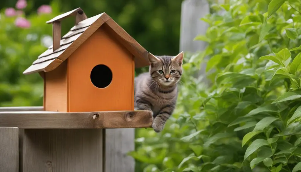 katzenschutz für vogelhaus
