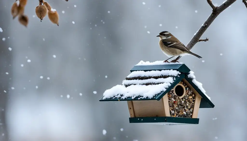 vogel überwintern im garten