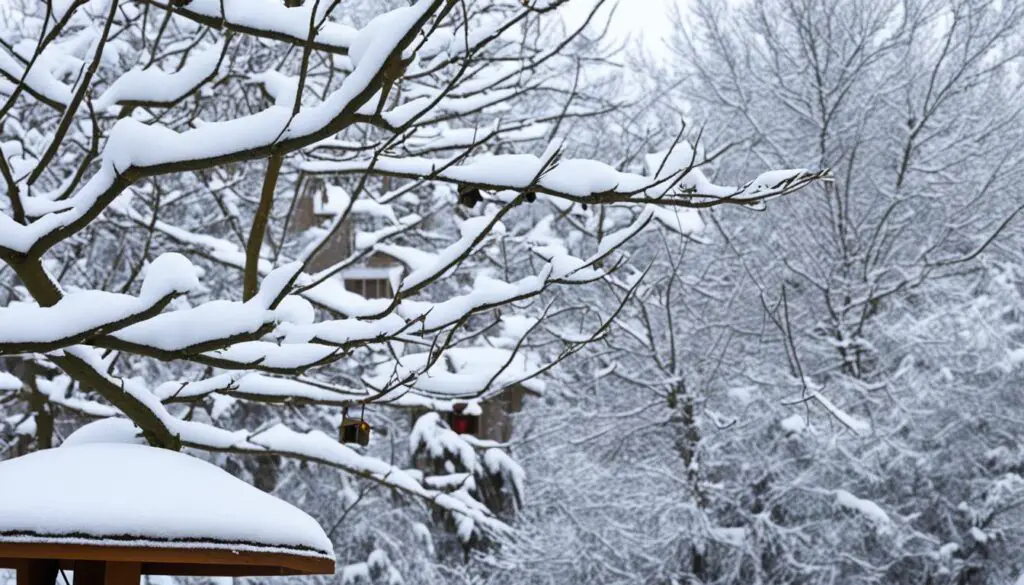 vogel überwintern im garten