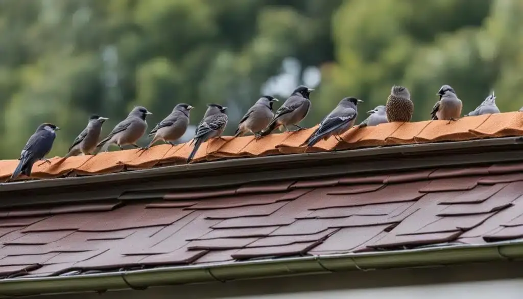 vogelabwehr und vogelschutz unterm dach