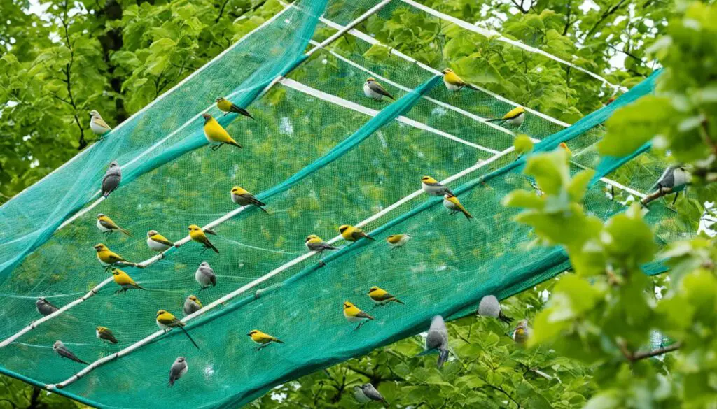 vogelschutznetze für bäume