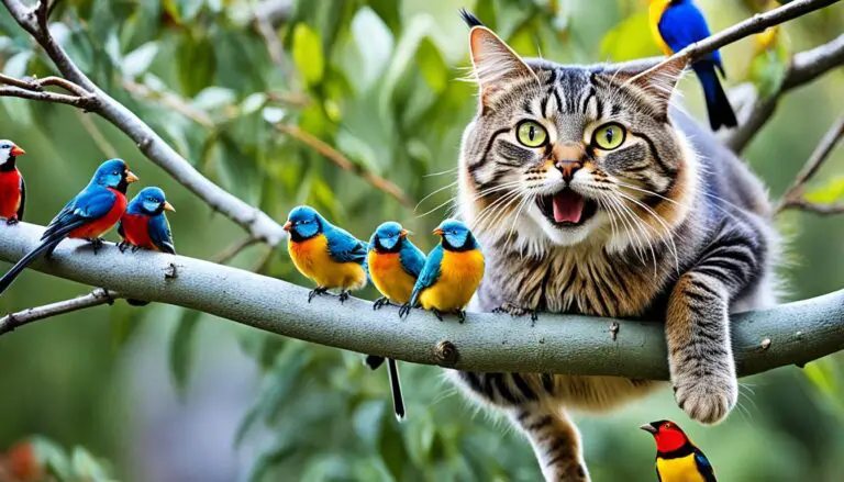 Katzen und Vögel: Warum machen Katzen Geräusche, wenn sie Vögel sehen?
