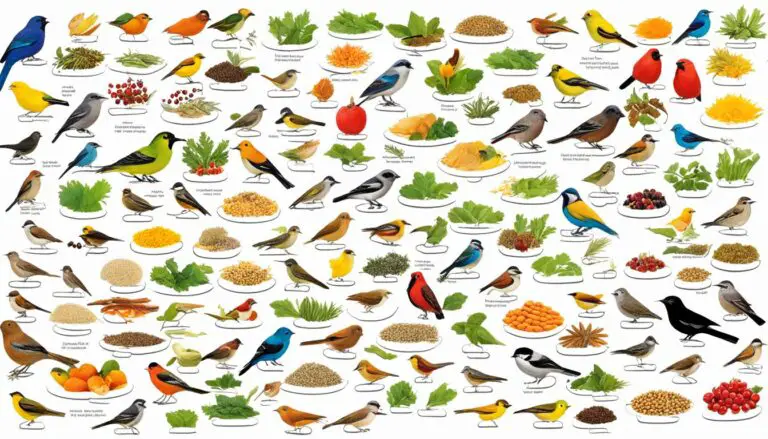 Arbeitsblätter für den Unterricht: Was fressen Vögel?