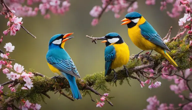 Was machen Vögel im Frühling?