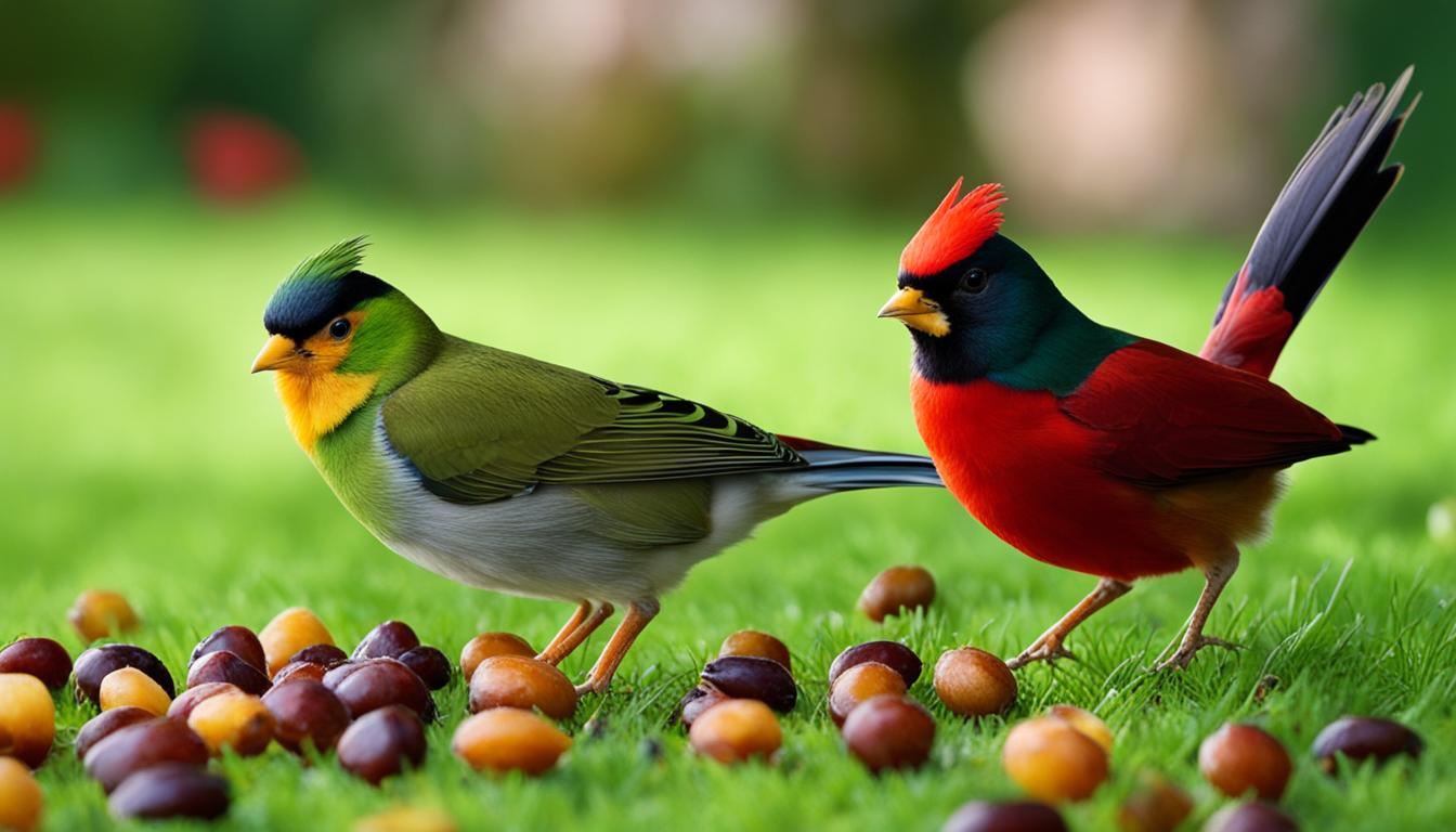 welche vogel essen rosinen