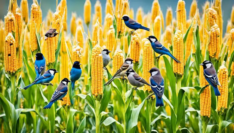 Welche Vögel fressen Mais?