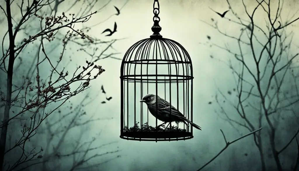wie ein vogel im käfig gedicht